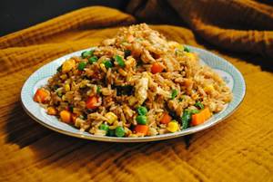 Egg Spicy Garlic Fried Rice