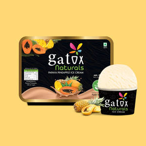 Papaya Pineapple Ice Cream [family Pack]