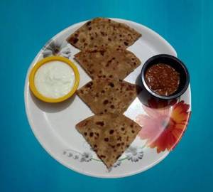 Aloo Cheese Paratha [ Olive Oil]