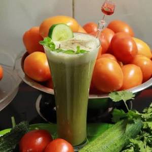 Karela Cucumber Tomato Juice