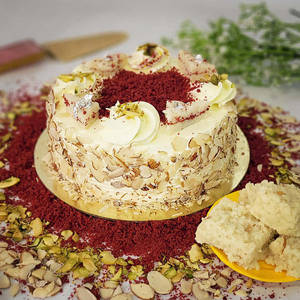 Red Velvet Burfi Cake (550g)