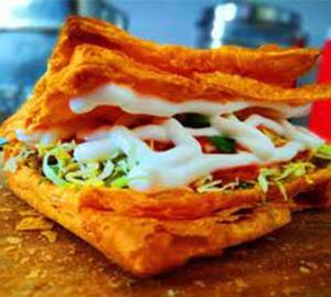 Cheese Mayonnaise  Puff