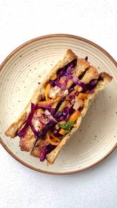 Thai Vegan Tofu Crunch Sandwich