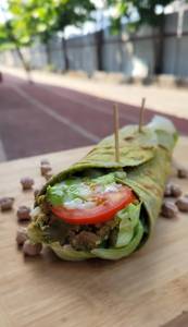 Protein Rich Chickpea Wrap