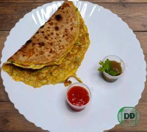 2 Double Egg Paratha (serves 2)