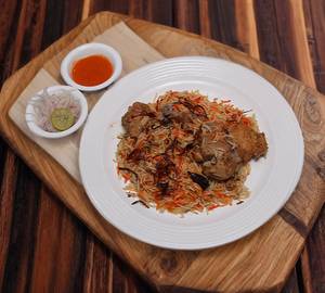Chicken biryani with leg