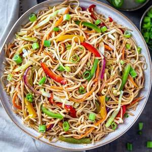 Vegetable Hakka Noodles