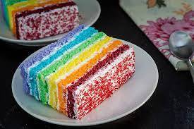 Rainbow pastry
