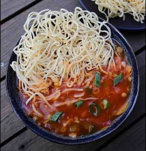American Chopsuey Veg [Gravy N Noodles Packed Seperately]