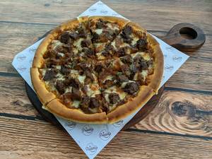 Kolkata Kosha Mangsho Pizza