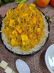 Butter Panner Burji Rice Bowl