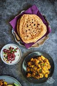 Jeera Aloo With 2 Paratha