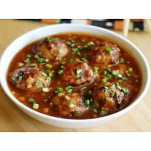 Veg Manchurian Soup