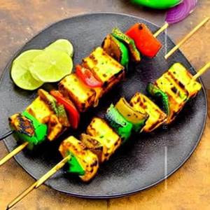 Green paneer tikka