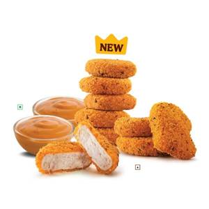 9pcs Crunchy Chicken Nuggets+2Dips.
