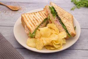 The Special Veggie Club Sandwich
