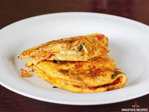 Chicken Cheese Omelette [4 Eggs]