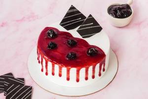 Eggless Blackberry Cake                                              