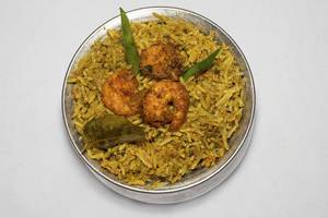 Gongura Prawns Biryani