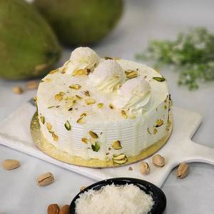 Coconut Rajbhog Cake