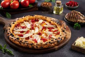 Naples Express Flame Grilled Chicken Pizza(4 Slice)