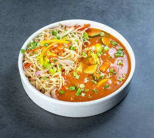 Veg Hot Garlic Sauce + Veg Noodles