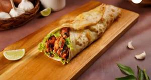 Chicken Garlic Kebab Roll
