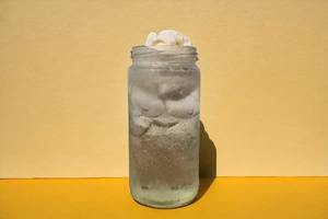 Sparkling Peach Icecream Soda