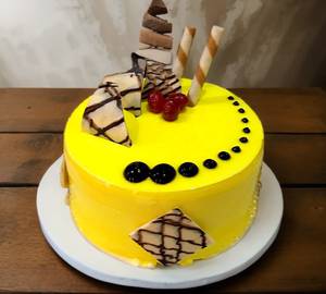 Eggless Pineapple Cake