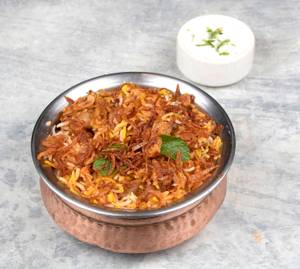Kacche Gosht Dum Biryani