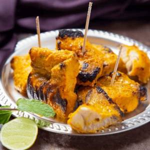 Fish Zafrani Tikka ( Rawas ) (6 Pieces)