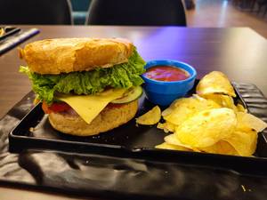 Paneer N Cheese Patty Burger