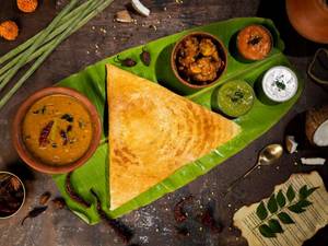 Chettinadu Mushroom Dosai