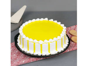 Eggless Light Pineapple Cake