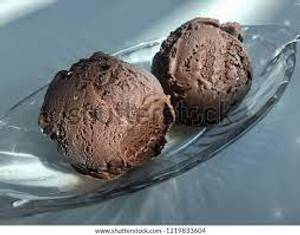 Chocolate Ice Cream Double Scoop