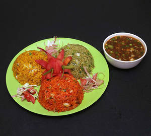 Triple Schezwan Fried Rice