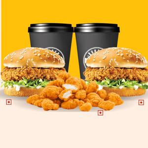 KRISPY CHICKEN Meal[2 Classic Krispy Chicken + Chicken Fillets+ 2 Coke