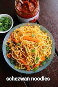 Schezwan Gobi Fried Noodles