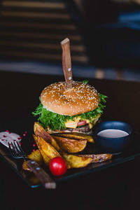 Punjabi Tadka Burger