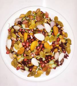 Badam special sprouts bhel