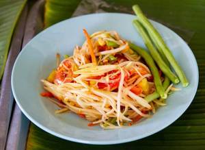 Spicy Raw Papaya & Glass Noodle Salad