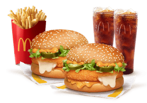 Burger Combo for 2: McCheese Burger Veg