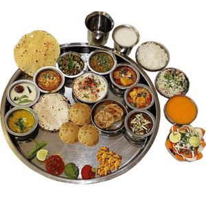 Meal Of Indian Flavor : Thali For 2 