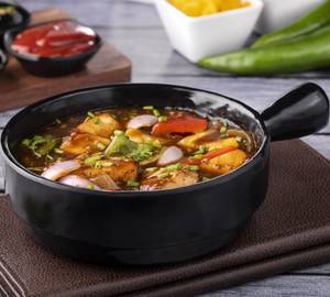 Paneer chilli in gravy