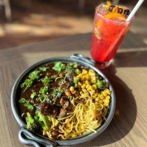 Asian Vegetarian Noodle Bowl