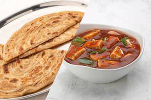 Paneer Chilli Half & Laccha Paratha 2