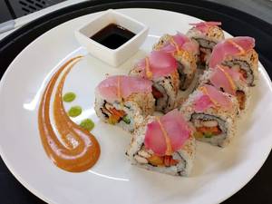 Chicken Uramaki Sushi (8 Pcs)