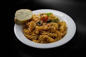 Fusilli Alla Puttanesca Pink Sauce Pasta