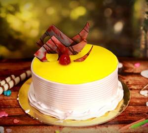 Eggless pineapple cake