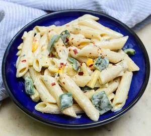 White Sauce Corn Penne Pasta